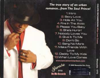 CD Calvin Richardson: When Love Comes