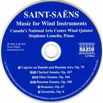 CD Camille Saint-Saëns: Music For Wind Instruments
