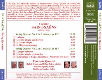 CD Camille Saint-Saëns: String Quartets