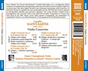 CD Camille Saint-Saëns: Violin Concertos