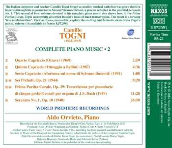 CD Aldo Orvieto: Complete Piano Music 2