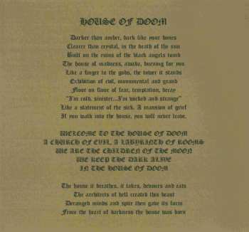 CD Candlemass: House Of Doom LTD | DIGI