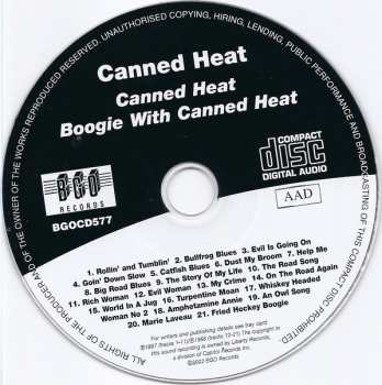 CD Canned Heat: Canned Heat / Boogie With Canned Heat