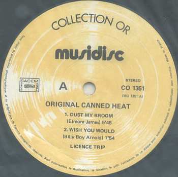 LP Canned Heat: Original Canned Heat