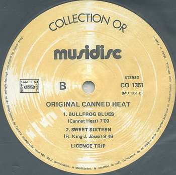 LP Canned Heat: Original Canned Heat