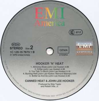 2LP John Lee Hooker: Hooker 'N' Heat