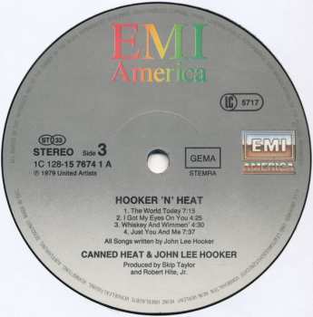 2LP John Lee Hooker: Hooker 'N' Heat