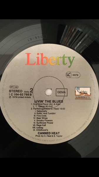 2LP Canned Heat: Living The Blues