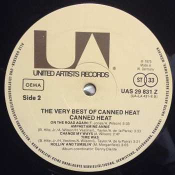 LP Canned Heat: The Very Best Of Canned Heat