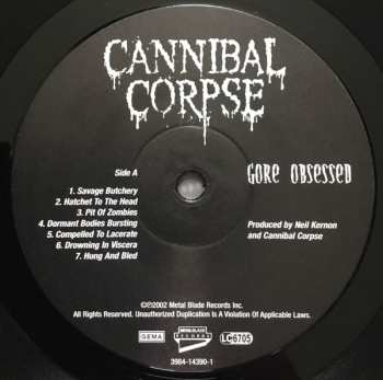 LP Cannibal Corpse: Gore Obsessed - Picture Disc
