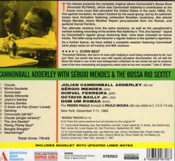 CD Cannonball Adderley: Cannonball Adderley With Sèrgio Mendes & The Bossa Rio Sextet
