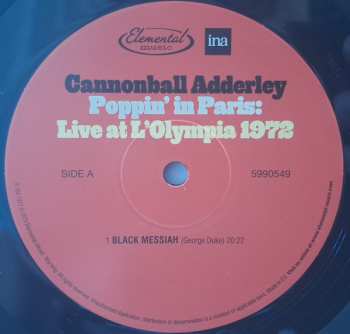 2LP Cannonball Adderley: Poppin' In Paris: Live At L'Olympia 1972 DLX | LTD | NUM