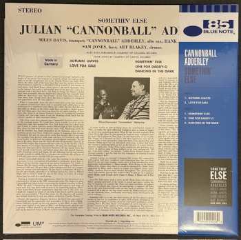 LP Cannonball Adderley: Somethin' Else CLR | LTD