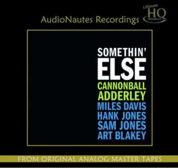 CD Cannonball Adderley: Somethin' Else (uhq-cd) (limited Numbered Edition)