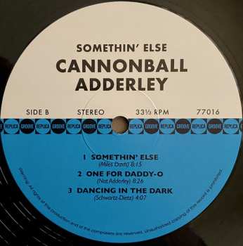 LP/CD Cannonball Adderley: Somethin' Else