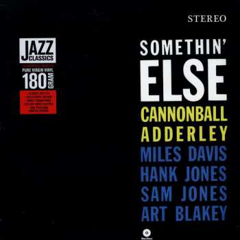 LP Cannonball Adderley: Somethin' Else LTD