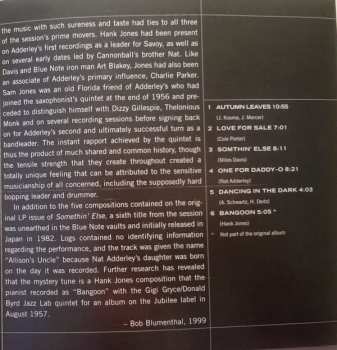 CD Cannonball Adderley: Somethin' Else