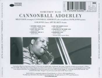 CD Cannonball Adderley: Somethin' Else