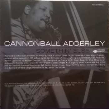 CD Cannonball Adderley: Somethin' Else