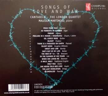 CD Malcolm Martineau: Songs Of Love And War