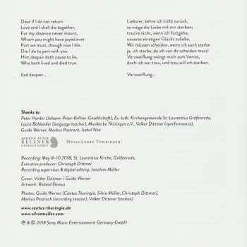 CD Cantus Thuringia: Time Stands Still