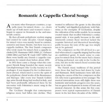 CD Canzone Koret: Danish Romantic A Cappella