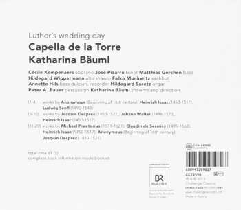 CD Capella De La Torre: Luther's Wedding Day