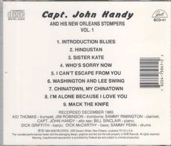 CD Cap'N John Handy: All Aboard (Volume 1)