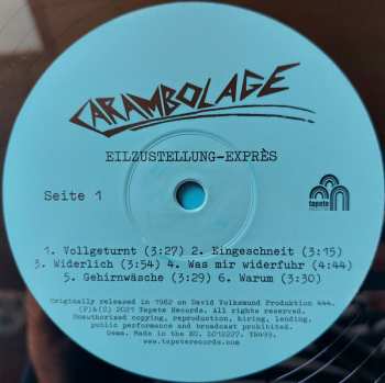 LP Carambolage: Eilzustellung-Exprès