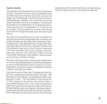 CD Carin Levine: Dialogues