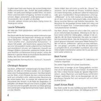 CD Carin Levine: Dialogues