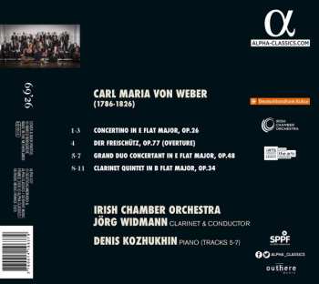 CD Carl Maria von Weber: Clarinet Quintet, Concertino For Clarinet, Grand Duo Concertant; Der Freischütz Overture
