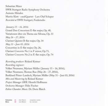 2CD Carl Maria von Weber: Complete Works For Clarinet