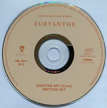 2CD Carl Maria von Weber: Euryanthe