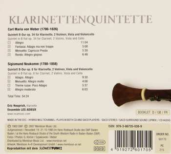 SACD Carl Maria von Weber: Klarinettenquintette