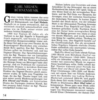 CD Carl Nielsen: Theatre Music