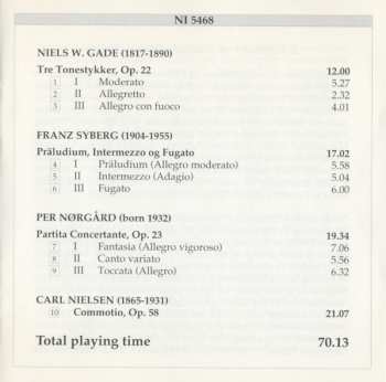 CD Niels Wilhelm Gade: Nielsen • Commotio (Danish Organ Works)