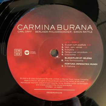 2LP Berliner Philharmoniker: Carmina Burana