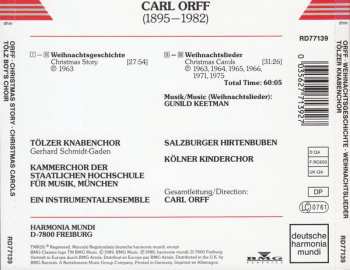 CD Carl Orff: Weihnachtsgeschichte / Weihnachtslieder