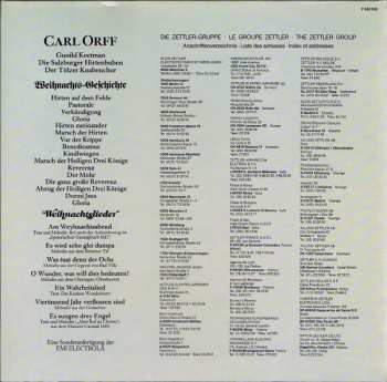 LP Carl Orff: Weihnachts-Geschichte Und Weihnachtslieder