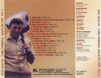 4CD/Box Set Carl Perkins: Back On Top