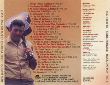 4CD/Box Set Carl Perkins: Back On Top