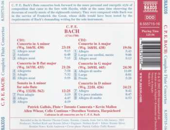 2CD Carl Philipp Emanuel Bach: Flute Concertos