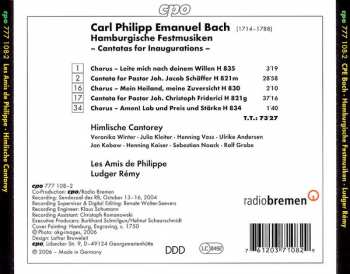 CD Carl Philipp Emanuel Bach: Hamburgische Festmusiken