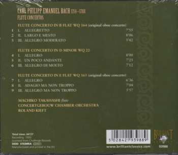 CD Carl Philipp Emanuel Bach: Flute Concertos