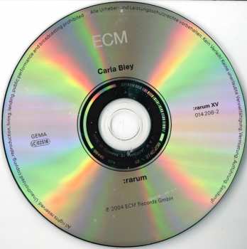 CD Carla Bley: Selected Recordings