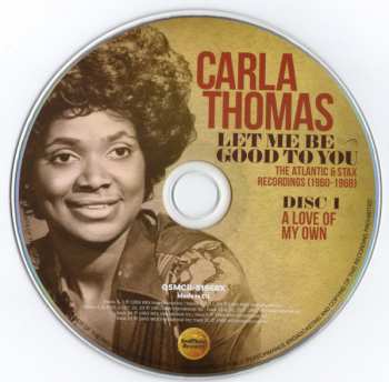 4CD/Box Set Carla Thomas: Let Me Be Good To You (The Atlantic & Stax Recordings 1960-1968)