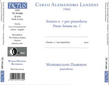 CD Massimiliano Damerini: Sonata N. 7 Per Pianoforte