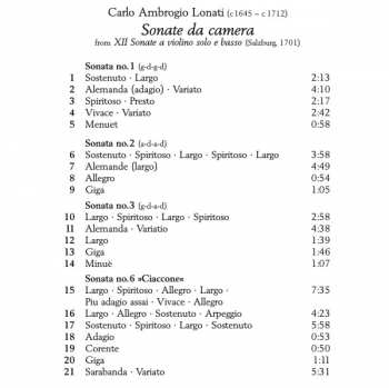 CD Ars Antiqua Austria: Sonate da camera