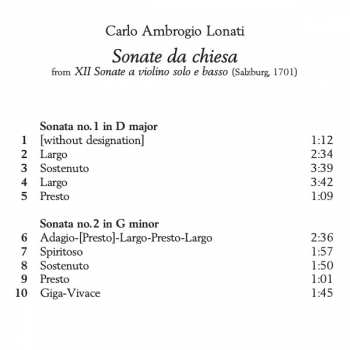 CD Ars Antiqua Austria: Sonate Da Chiesa (1701)
